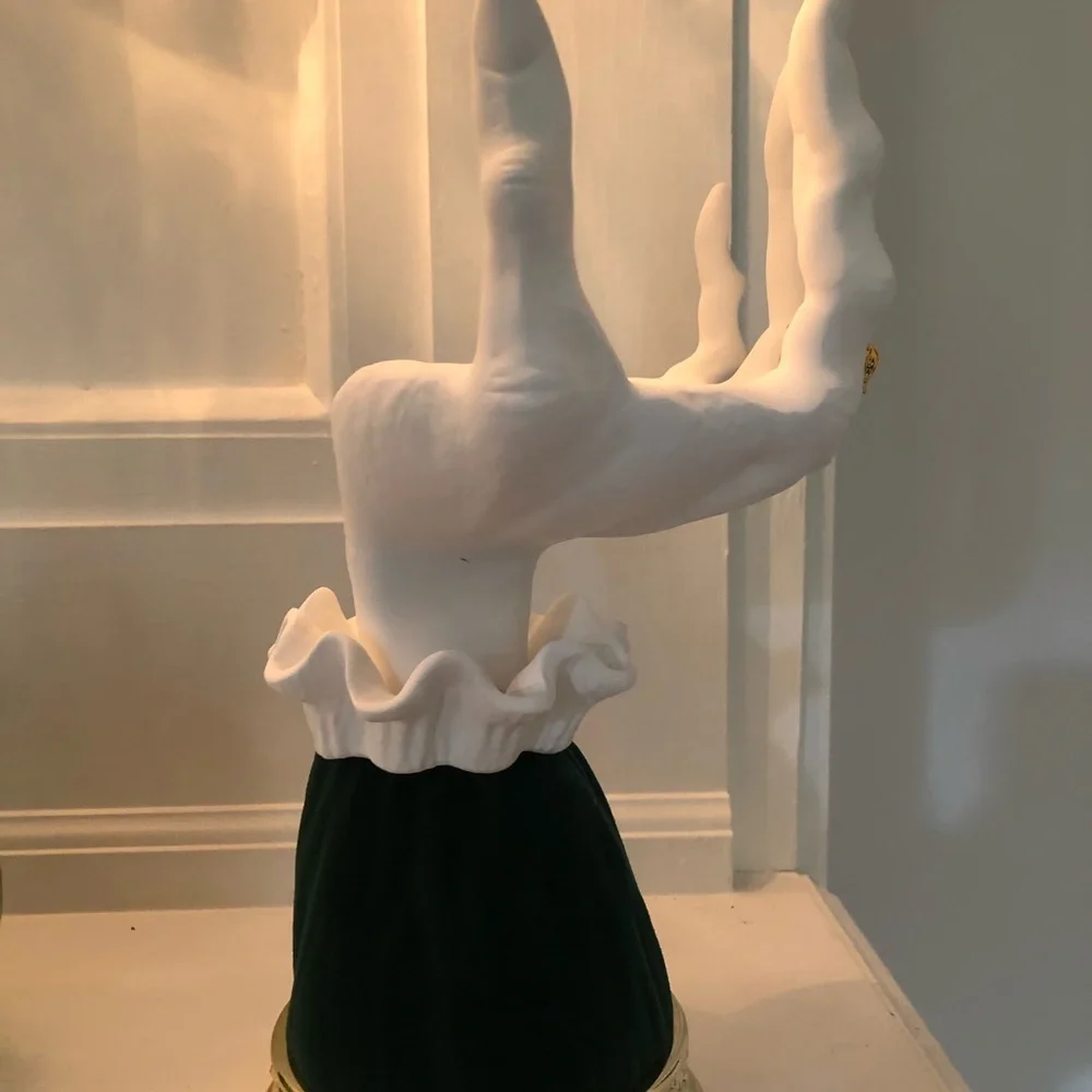 RETIRED BATH & BODYWORKS 2022 WITCHES PEDESTAL SINGLE CANDLEHOLDER - Picture 7 of 8